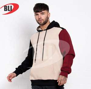 Pulls à capuche personnalisés et imprimés pour hommes Pulls à capuche en coton et en polyester aux couleurs personnalisées Pulls à capuche ajustés réguliers - Product Image 6