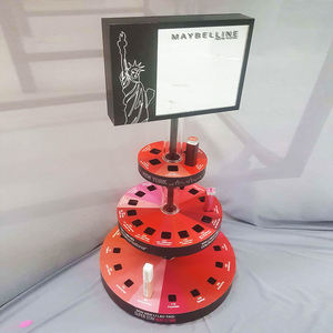 Vitrina cosmética de plástico colorido para cara labio ojo uñas cosméticos portalápices - Product Image 4