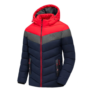 Top MESS SPORTS High Quality Customized Color Contrasted Hooded Collar Reversible <b>Winter</b> Puffer <b>Jacket</b> for Men's Low <b>Cheap</b> Price - Product Image 1