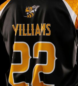 Camisetas de softbol sublimadas al por mayor, 100% poliéster, unisex, de última generación OEM / uniformes de béisbol personalizados - Product Image 6