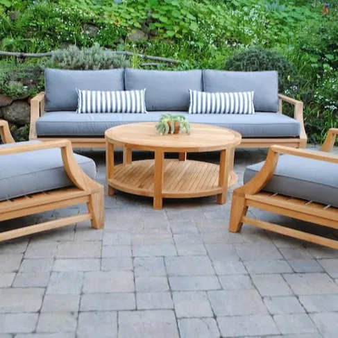outdoor furniture Belleza garden sofa set with teak wood