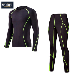 Wholesale High Quality Lightweight <b>Compression</b> Fitness Workout Gym Tight Trouser and <b>Shirts</b> Sets Polyester/Nylon - Product Image 3
