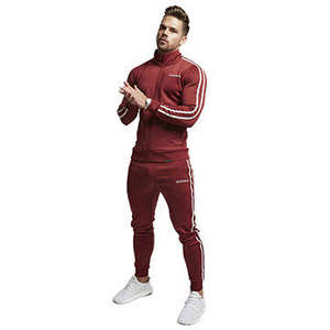 Chándales unisex para hombre Active Bottoms Gentleman Jacket Hoodie y Jogger Pants Blank Sweatsuits - Product Image 6