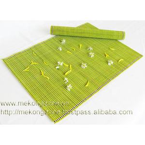 แผ่นรองบนโต๊ะทำจากไม้ไผ่ทำมือ2025แผ่นรองสำหรับตกแต่งห้องครัวทานอาหารงานฝีมือที่เป็นมิตรกับสิ่งแวดล้อมจากเวียดนาม - Product Image 5