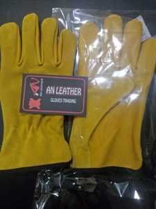 Guantes de cuero de vaca para Conductor, guantes de trabajo para correr - Product Image 4