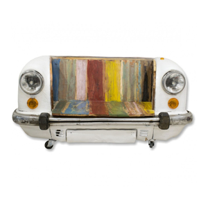 Maison commerciale moderne canapé Chesterfield à trois places en cuir véritable avec cadre en acier inoxydable et design modulaire - Product Image 5