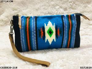 Sac à main en coton Dari tissé à la main Craftstages International en provenance de Delhi - Product Image 3