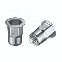 Mur baut rivet ukuran khusus pabrikan M6 M8 baja tahan karat kepala heksagonal dilapisi nikel, dilapisi seng, galvanis, standar ISO, asal TW