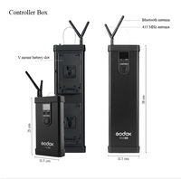 Pour caméra Godox lumière vidéo photo lumière de remplissage Godox FV150 Kit d'éclairage de photographie