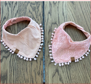 OEM Manufacturer's Unisex <b>Disposable</b> Bandana <b>Bibs</b> Organic Cotton with Modern Print Pattern for Baby Boys Girls Bamboo Material - Product Image 2