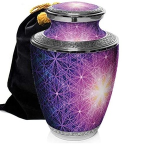 Urna de cremación de Metal de gran capacidad, urna elegante de latón y aluminio de alta calidad, a la venta, precio al por mayor - Product Image 5