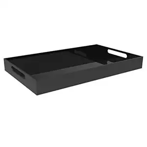 Vietnam lacquer serving trays black color trays made in Vietnam lacquer bamboo tray wholesale