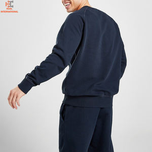 Chándales de Jersey personalizados en blanco OEM, conjunto de ropa de calle de nailon para hombre, de algodón de rizo francés Sudadera con capucha, sudaderas para correr - Product Image 2