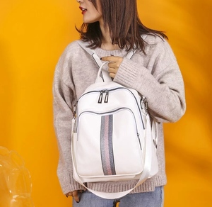 leather <b>small</b> MINI lady <b>backpack</b> set for girl - Product Image 5