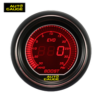 52mm Dua Warna dalam Satu LCD Digital Sensor Meter Elektrik Mobil Termometer Hidrolik Pengukur Suhu Oli