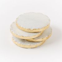 Sous-verre en résine de haute qualité, design rustique écologique, tailles personnalisées et forme ronde pour restaurants à bas prix