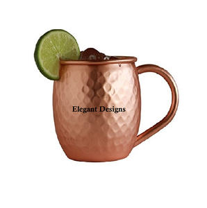 Jarra de cerveza de cobre tradicional al por mayor más vendida, jarra de cerveza de cobre hecha a mano, jarra de cerveza de cobre de mesa con estilo clásico - Product Image 3