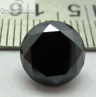Moissanite noire de haute qualité pour bijoux au prix de gros Moissanite ample noir de jais toutes tailles pour bijoux personnalisés