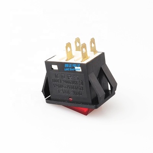 Interruptor de máquina de soldadura eléctrica KCD4, interruptor tipo barco con luz roja, 250V AC, <span class=keywords><strong>horno</strong></span> eléctrico, calentador eléctrico, interruptor de 4 pines - Product Image 4