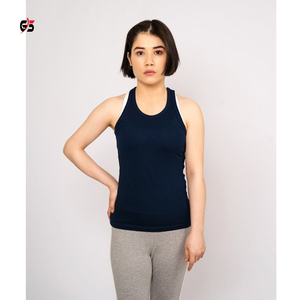 Tank Tops Women's High Quality Clothing Fitness Gym Yoga Wear Polyester/Cotton Fabric Customized Logo OEM Service Latest Style - Product Image 6