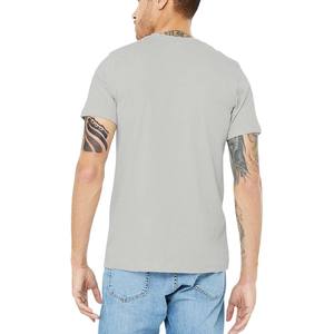Camisetas de algodón de 6,1 onzas y 100% de peso pesado para hombre, camisetas regulares de peso pesado, Camiseta clásica de grafito Heather - Product Image 3