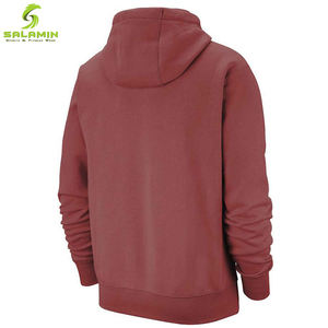 Sudadera con capucha de manga larga para hombre, ropa deportiva masculina de Color sólido, suelta, Casual, con forro polar, nueva moda - Product Image 4