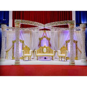 Adorable Diamond Cut Wedding Mandap Latest Sparkling Crystal Mandap & <b>Stage</b> for Wedding Wedding Decor Crystal Mandap/<b>Stage</b> - Product Image 1