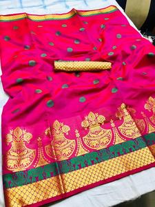 Dernier vêtement Saree de créateur indien de vêtements de fête - Product Image 6