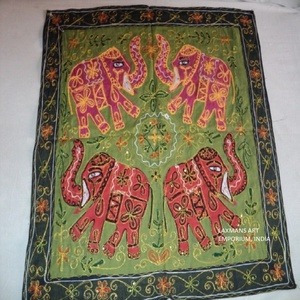 Colgantes de pared bordados de algodón de lujo, diseño Art Deco, juegos combinados para el hogar, decoración navideña para puertas - Product Image 1