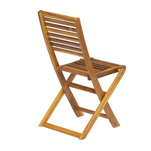Chaise moderne en bois pliable polyvalente pour une utilisation intérieure/extérieure dans la cuisine, l'hôpital ou l'école Mobilier d'extérieur - Product Image 2