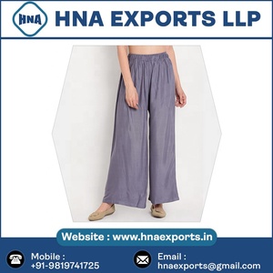 Women's Casual Wear <b>Pyjamas</b> Custom Colors Elastic Waist Closure Eco-Friendly Breathable Rayon <b>for</b> <b>Summer</b>-Leading Indian Exporter - Product Image 6