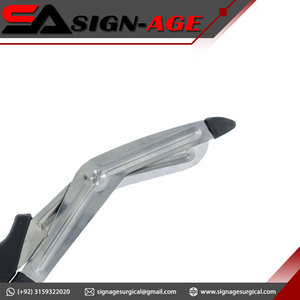 กรรไกรสแตนเลสอเนกประสงค์7.5 "กรรไกรพยาบาลผ้าพันแผลกรรไกรตัดใบมีดที่ปลอดภัยกรรไกรตัดโลหะด้วยมือ - Product Image 6