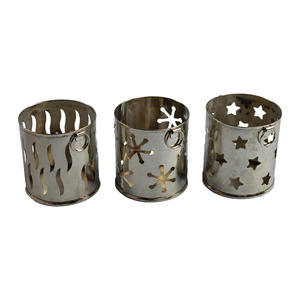 Beau support de lampe en T suspendu au design avec bougeoir de conception de finition colorée Gol dîner de villa intérieure et fêtes de mariage - Product Image 6