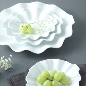 Plato de cena de porcelana blanca OEM-platos de cerámica Vietnam Bode para vajilla de boda de hotel y restaurante - Product Image 6