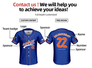Uniforme de baseball américain personnalisé en maille polyester pour hommes et femmes - Product Image 5