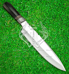 D2มีดเชฟทำครัวมืออาชีพใบมีดเหล็กปลอกหนังวัวเขาเขาวัวมีดที่ดีที่สุดสำหรับมืออาชีพ - Product Image 2