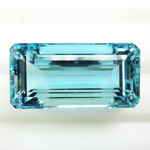 Piedra Preciosa de Aguamarina Azul Cielo, Forma Octogonal, Calibrada, Suelta, para Joyería Hecha a Mano, Piedra de Aguamarina de Alta Calidad - Product Image 1