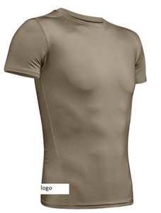 T-Shirt à manches courtes à Compression tactique pour homme, 84% Polyester, 16% élasthanne importé, lavage en Machine - Product Image 6