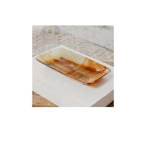 Bandeja para servir cuerno de búfer Natural, hecha a mano, tamaño personalizado y color blanco, con Embalaje seguro para el agua - Product Image 5