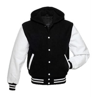 Blouson Bomber Unisexe Décontracté en Gros, Blouson Universitaire Personnalisé avec Broderie, Service OEM, Couleur Personnalisable, Tissu Hiver, Nouveau