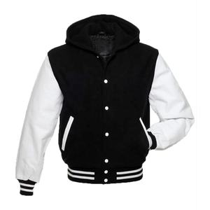 Chaqueta Bomber Casual Unisex al por Mayor, Chaqueta Varsity Personalizada con Letras Bordadas, Servicio OEM, Color Personalizable, Tela de Invierno, Nueva - Product Image 1