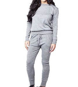 Survêtement en velours pour femme, ensemble deux pièces, uniforme de jogging, en velours, personnalisé, unisexe, grande taille, 2021 - Product Image 1