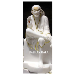 Sai Baba Marble God <b>Statue</b> - Product Image 1