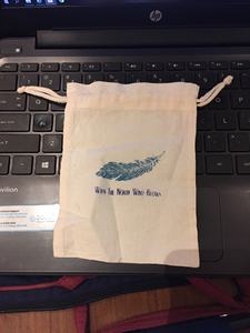 ถุงหูรูดปอกระเจาขนาดเล็กรีไซเคิลได้สำหรับห่อของขวัญเครื่องประดับลายนูนบรรจุภัณฑ์ของขวัญ - Product Image 5