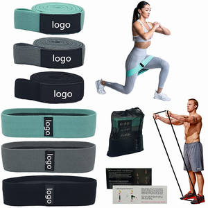 Fabric Workout Resistance <b>Band</b> Set, Long <b>Band</b> Resistance for Indoor <b>Exercise</b> - Product Image 2