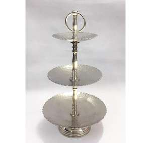 Dernier modèle de support en métal acier inoxydable aluminium pour décoration de gâteau pour hôtel restaurant mariage fêtes d'anniversaire prix de gros - Product Image 1