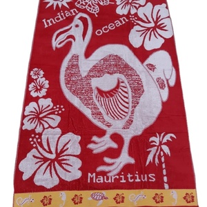 Serviette de plage Jacquard 100% coton séchage rapide - Product Image 1