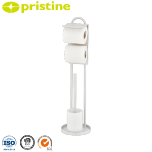 OEM Rangement moderne de qualité pour la maison Support à double rouleau pour toilettes Vente en gros en acier inoxydable Fabricant taïwanais pour salle de bains - Product Image 1