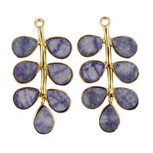 Geode-pendientes de plata de primera ley y latón para mujer, aretes, aros, aros, plata esterlina 24, zirconia, circonita, zirconita, color rosa Natural, 24K - Product Image 5