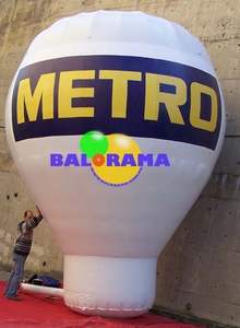 Custom Printed 6 Meter Inflatable Rooftop <b>Balloon</b> for Advertising Big Custom Printed Inflatables - Product Image 2